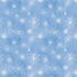Pattern of white snowflakes on a blue background