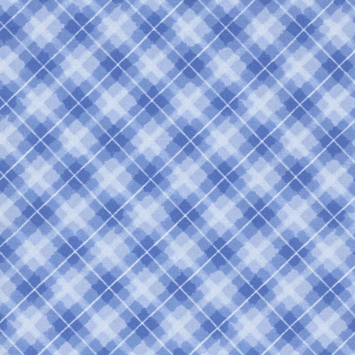 Blue and white checkered pattern