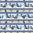 Pattern of snowmen and winter elements on a striped background