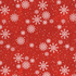 Red fabric with white snowflakes pattern