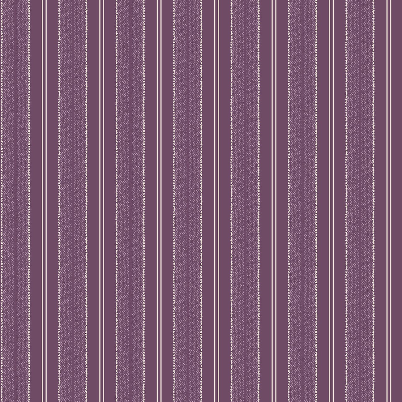 Fabric Wilmington Purple Kitchen Stripe Blackberry Bramble by the Quarter Yard 98762-661