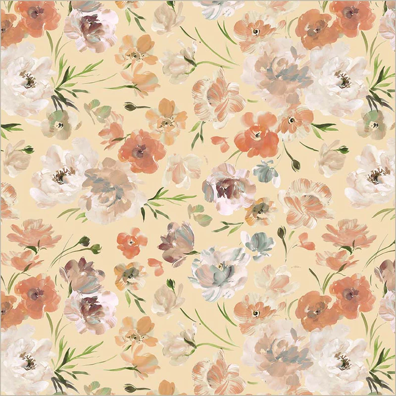 Fabric Windham Blush Ranunculus Bloomfield by the Quarter Yard 54874D-8