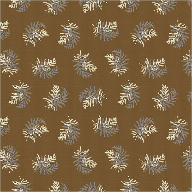 Fabric Windham Cocoa Fern Thimbleweed by the Quarter Yard 54827-4