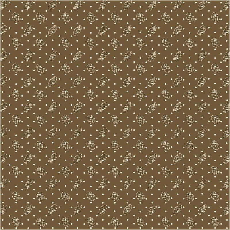 Fabric Windham Cocoa Thumbprint Thimbleweed by the Quarter Yard 54834-4