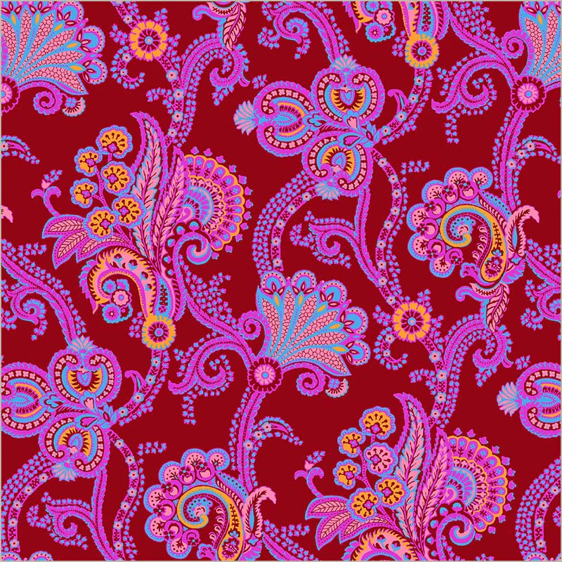 Fabric Windham Crimson Natalie Sweet Talk by the Quarter Yard 54899-4