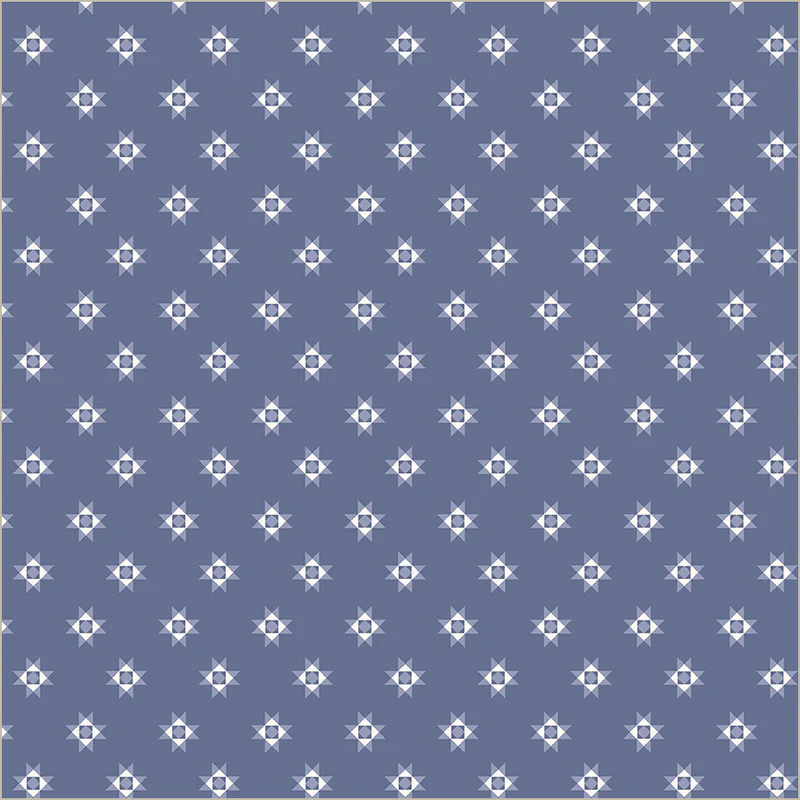Fabric Windham Denim Quilt Star Front Porch by the Quarter Yard 54864-10
