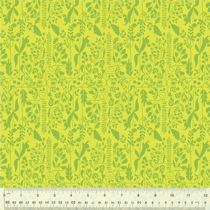 Fabric Windham Grass Meander Insectarium by the Quarter Yard 54657-15