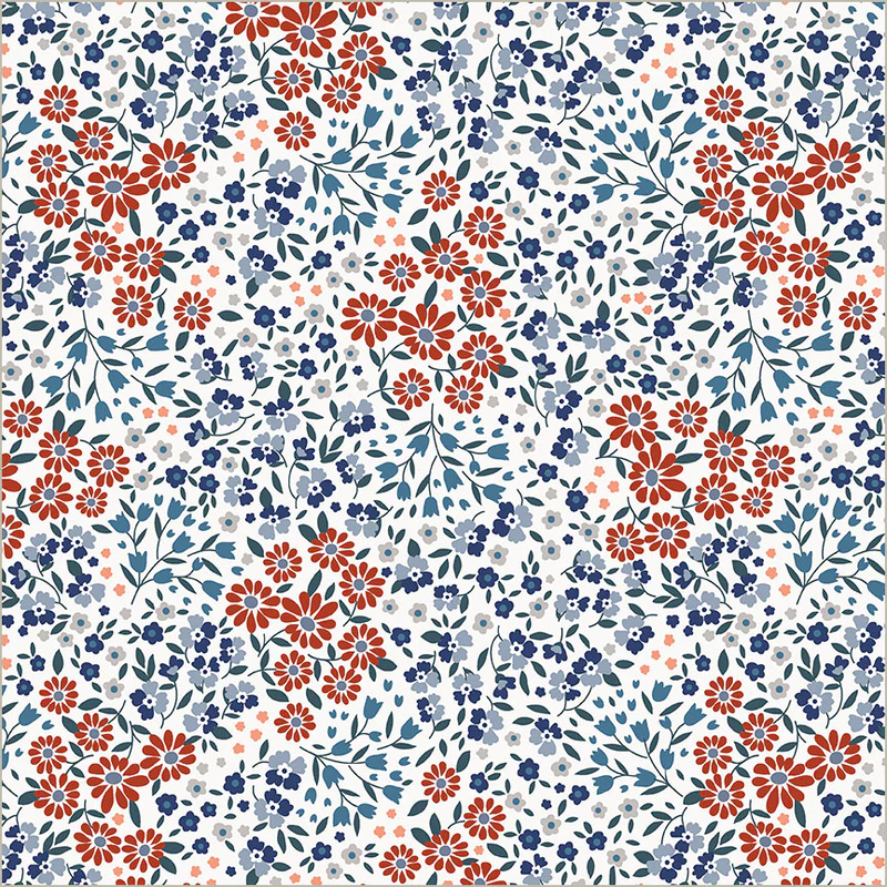 Fabric Windham Ivory Ditsy Garden Front Porch by the Quarter Yard 54861-2