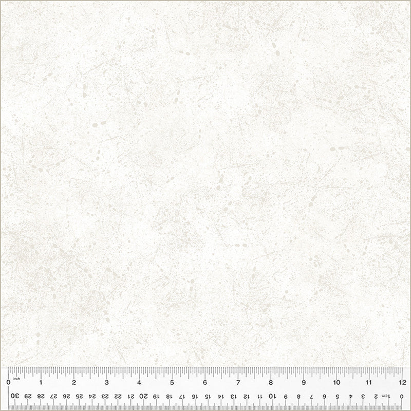 Fabric Windham Ivory Splatter Noteworthy by the Quarter Yard 53857-7
