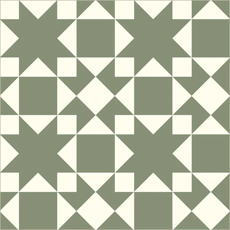 Fabric Windham Jade Sawtooth Perfect Points II by the Quarter Yard 54883-7