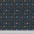 Fabric Windham Lily Navy Lattice Garden by the Quarter Yard 54556-5
