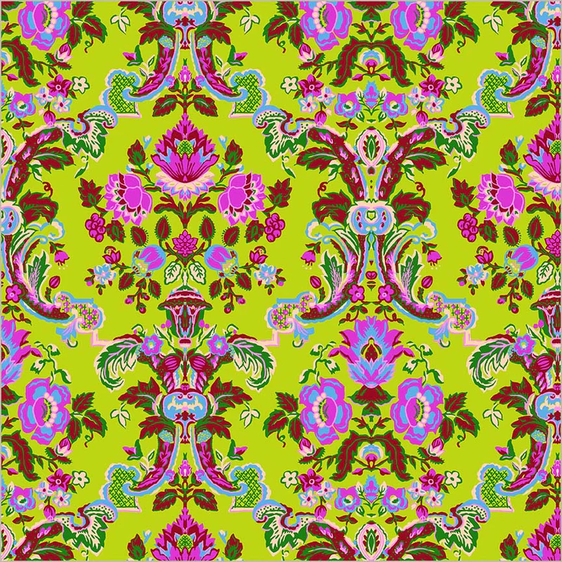 Fabric Windham Lime Kayleigh Sweet Talk by the Quarter Yard 54900-8