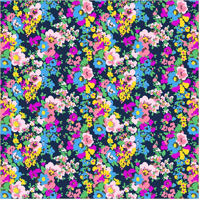 Fabric Windham Midnight Leann Sweet Talk by the Quarter Yard 54902-1
