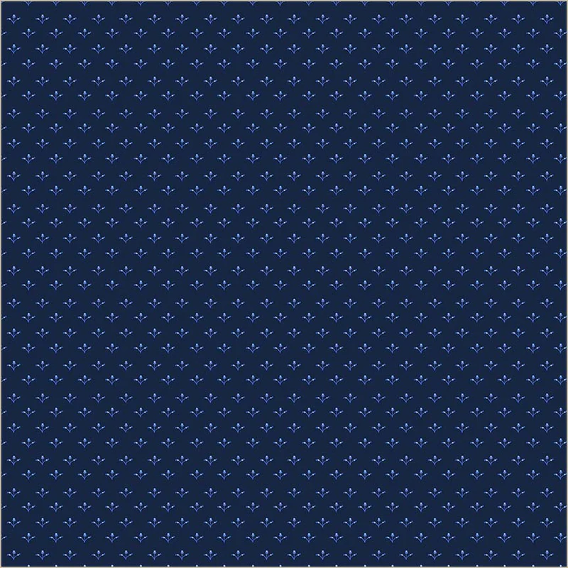 Fabric Windham Midnight Tiny Pickings China Blue by the Quarter Yard 54940-3