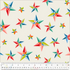 Fabric Windham Multicolor Pinwheel Stars 108" Quilt Back by the Quarter Yard 54511DW-2DES