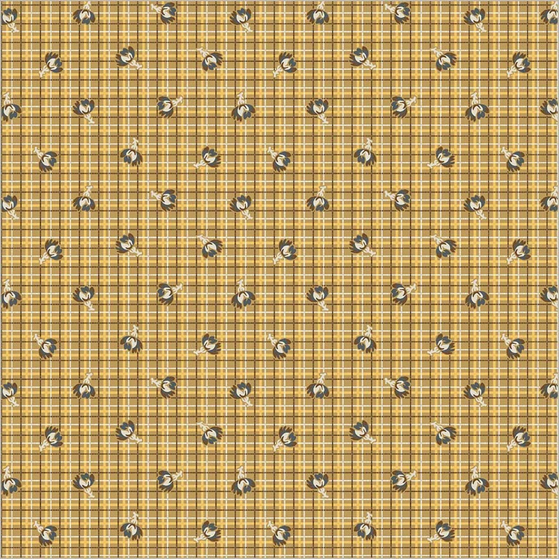 Fabric Windham Ochre Playful Plaid Thimbleweed by the Quarter Yard 54829-2