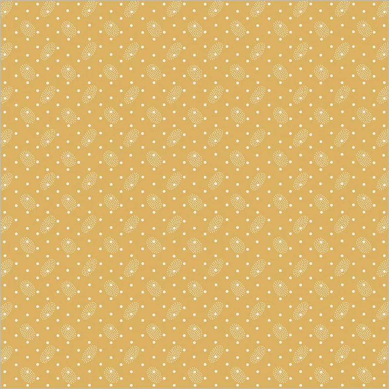 Fabric Windham Ochre Thumbprint Thimbleweed by the Quarter Yard 54834-2