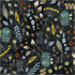 Fabric Windham Onyx Forage Flora & Form by the Quarter Yard 54779DM-3