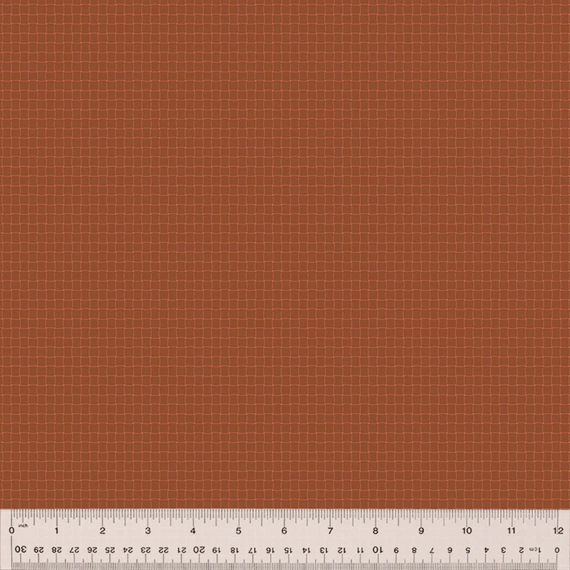 Fabric Windham Paprika Rattan Nature Study 2.0 by the Quarter Yard 54689-37