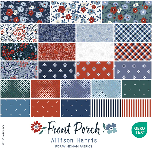 Fabric Windham Precuts Front Porch 10" Squares Pack CP10FRONT-X