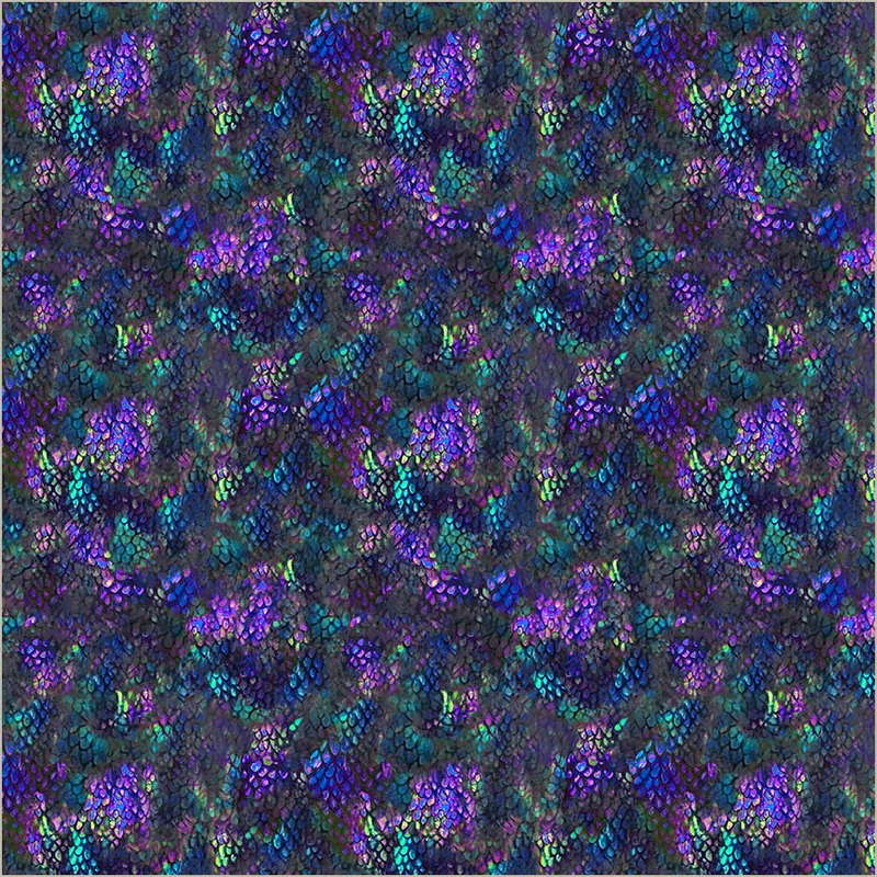 Fabric Windham Purple Dragon Scales Dragon Kingdom by the Quarter Yard 54811D-9