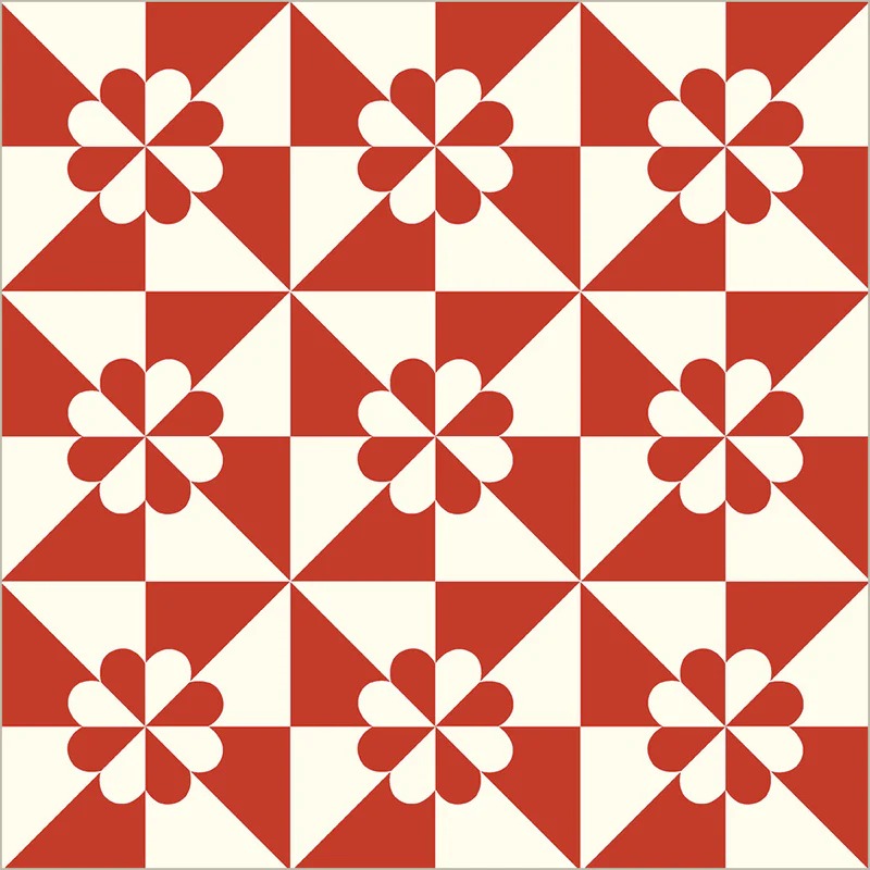 Fabric Windham Red Hearts and Gizzards Perfect Points II by the Quarter Yard 54881-1