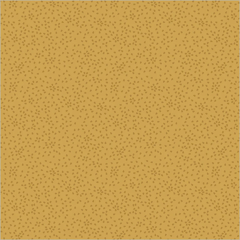 Solid mustard yellow color swatch with a subtle pattern
