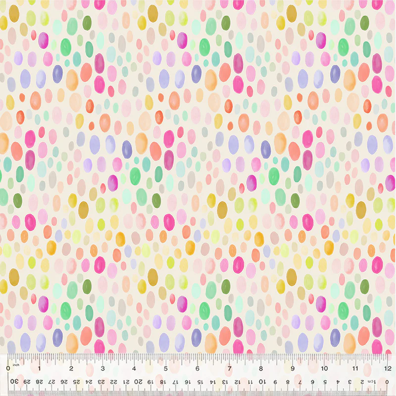 Fabric Windham White Cocoon Insectarium by the Quarter Yard 54655-10