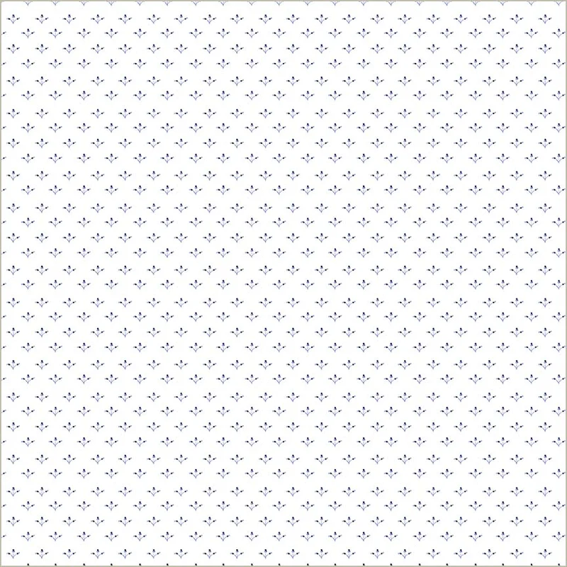 Fabric Windham White Tiny Pickings China Blue by the Quarter Yard 54940-1