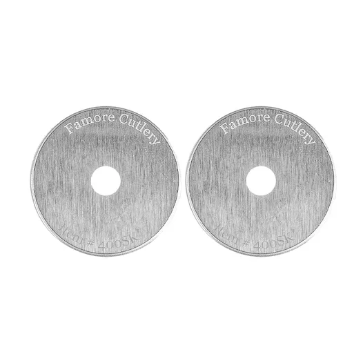 Famore 60mm Japanese Steel Replacement Rotary Blades 2pk 460SK-2PK