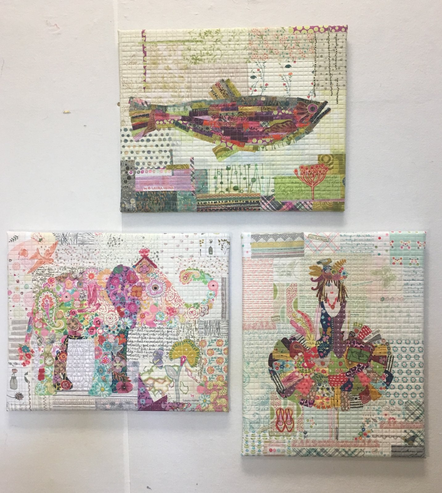 Fiberworks Teeny Tiny Collage Pattern Collection 1 LHFW-TT1