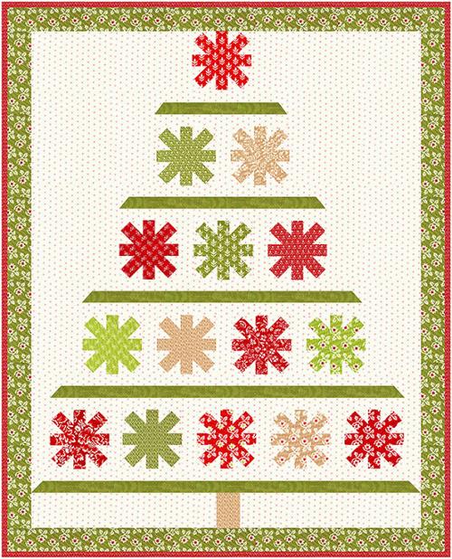 Fig Tree Quilts Buon Natale Starry Pines Quilting Pattern FT-2022