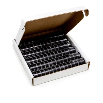 Fil-Tec Aruvo 1350d Style M Prewound PTFE Performance Bobbins 12pc Tube Black 16306