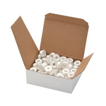 Fil-Tec Clear Glide Class 15 / Size A Prewound 60wt Embroidery Bobbins 80pc Box White