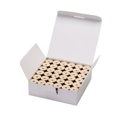 Fil-Tec Economy Style L Prewound 60wt Paper Sided Embroidery Bobbins 144pc Box Black