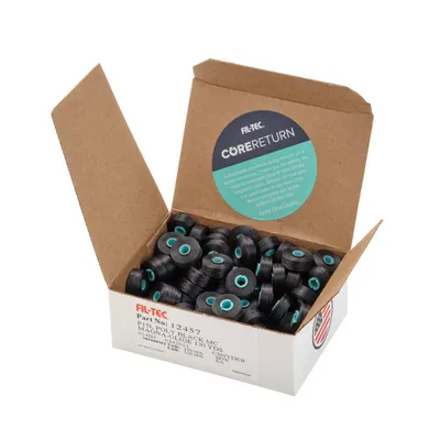 Fil-Tec Magna-Glide Classic Style L Prewound 60wt Embroidery Bobbins 100pc Box Black