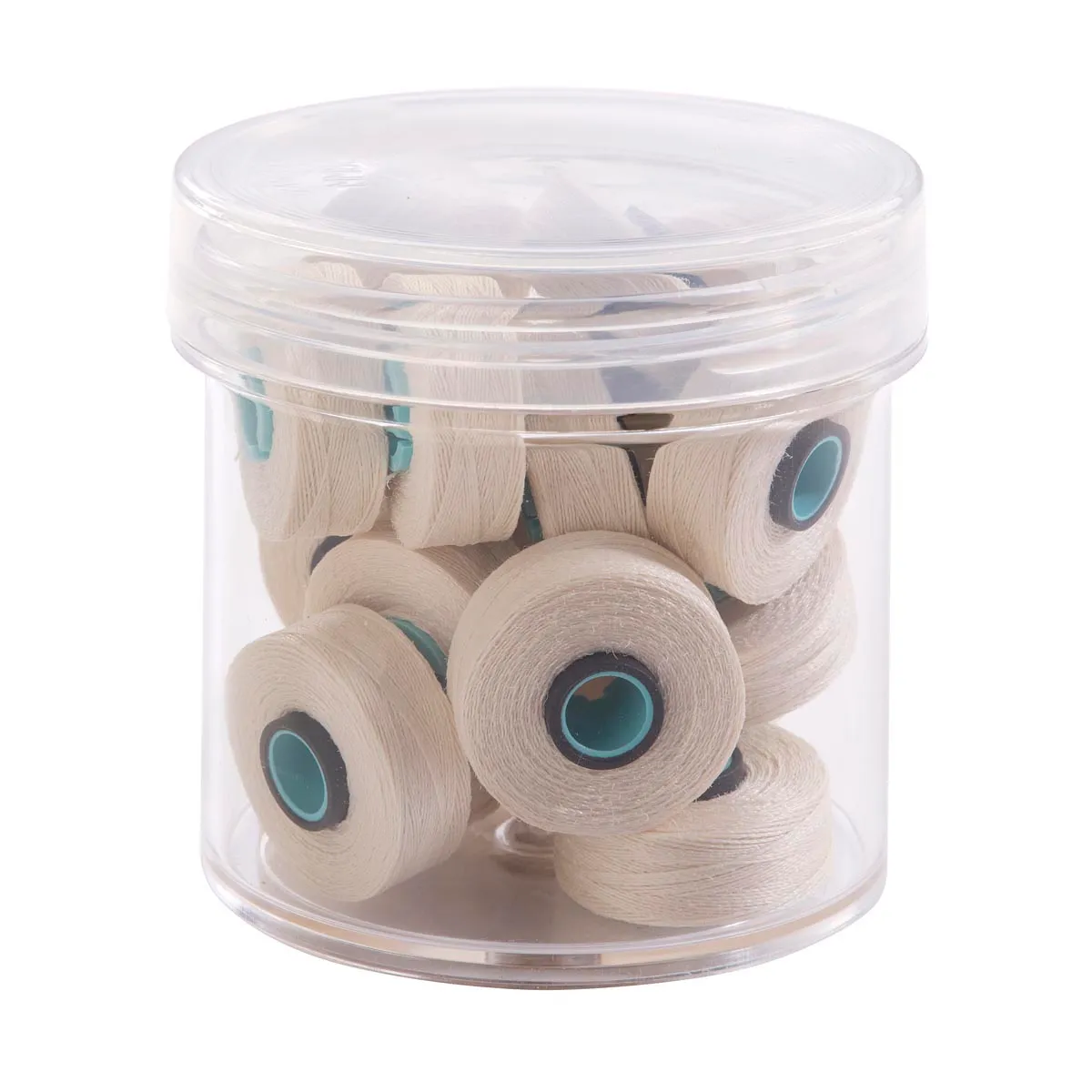 Fil-Tec Magna-Guard Craq-Spun Nomex White Style L Prewound Fire Resistant Bobbins 40wt 20pc Jar 60141