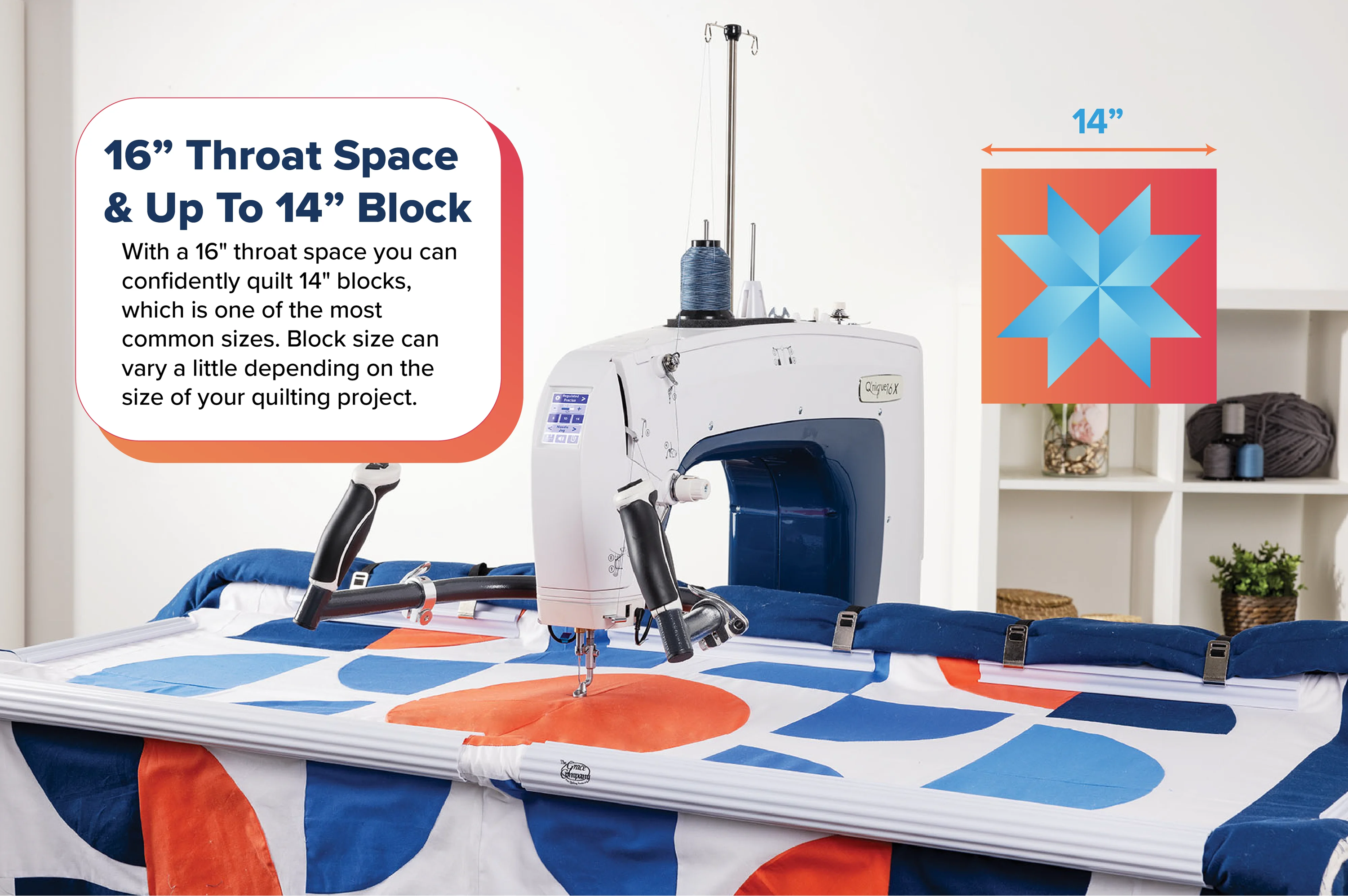 Grace Company Q'Nique 16X Longarm Quilting Machine