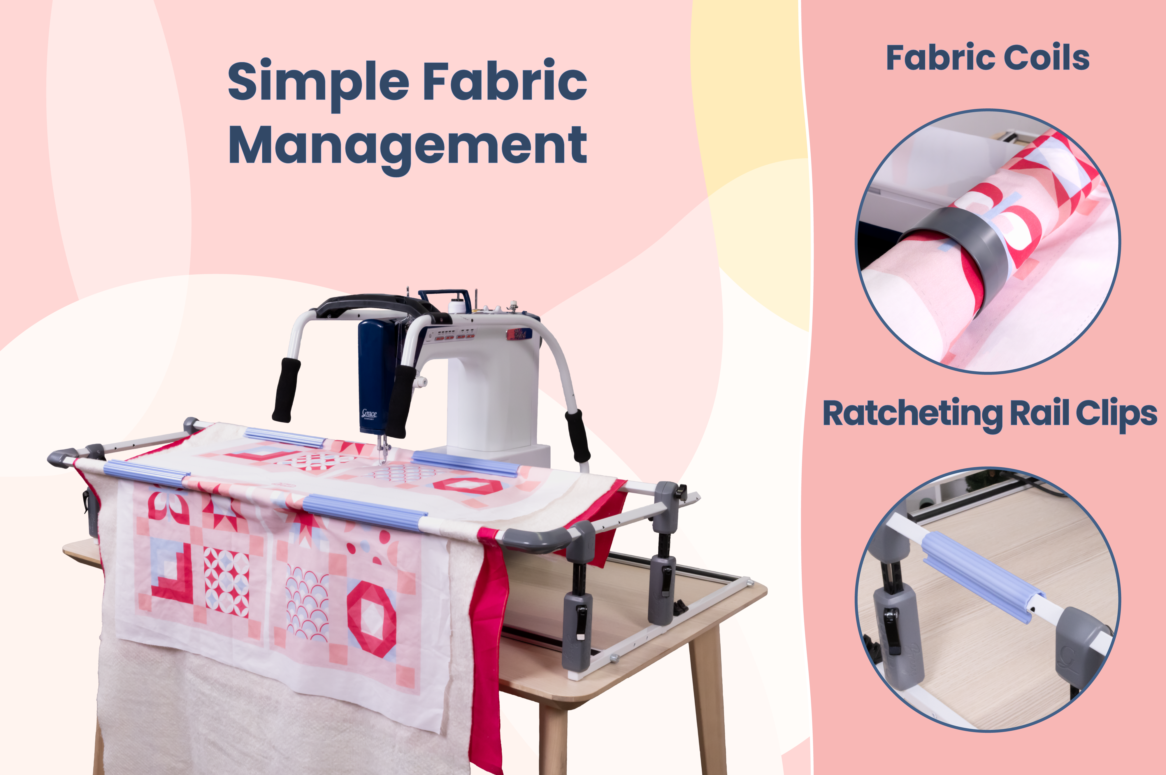 Grace Company Cutie Breeze Quilting Frame 17743 Feature