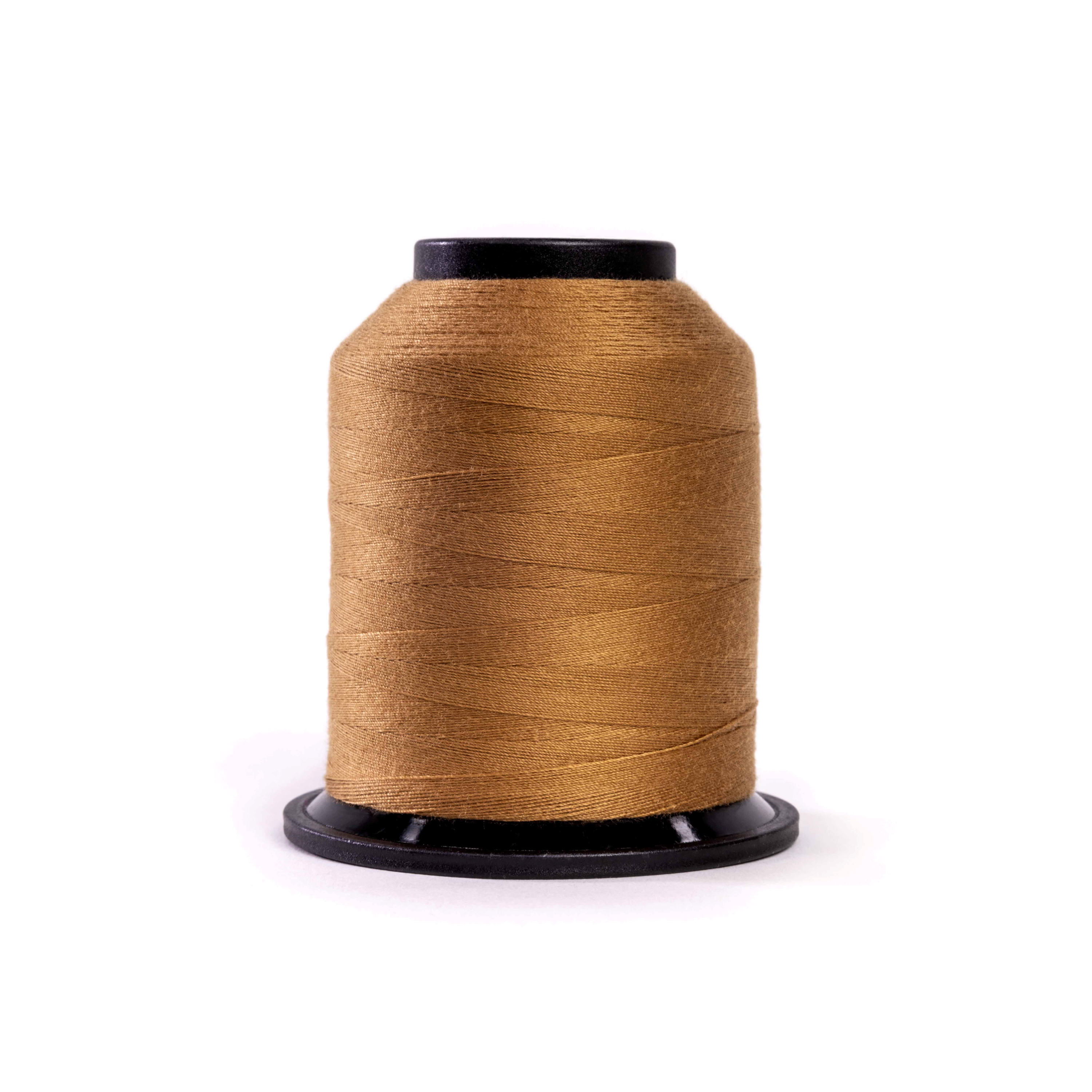 Grace Company Finesse Classic Quilting Thread Solid 1100yd Cone Caramel Corn 8593