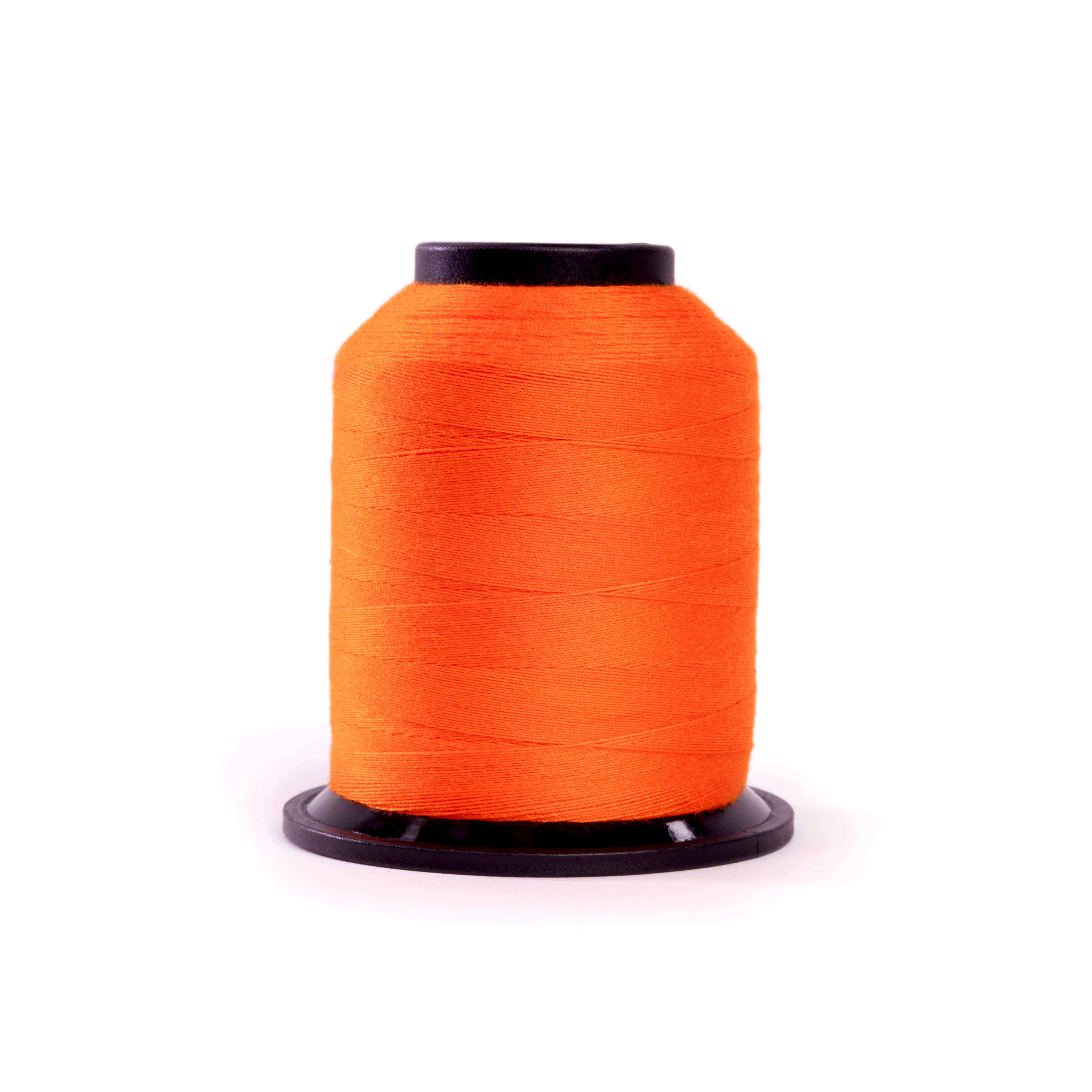 Grace Company Finesse Classic Quilting Thread Solid 1100yd Cone Mandarin Orange 8568