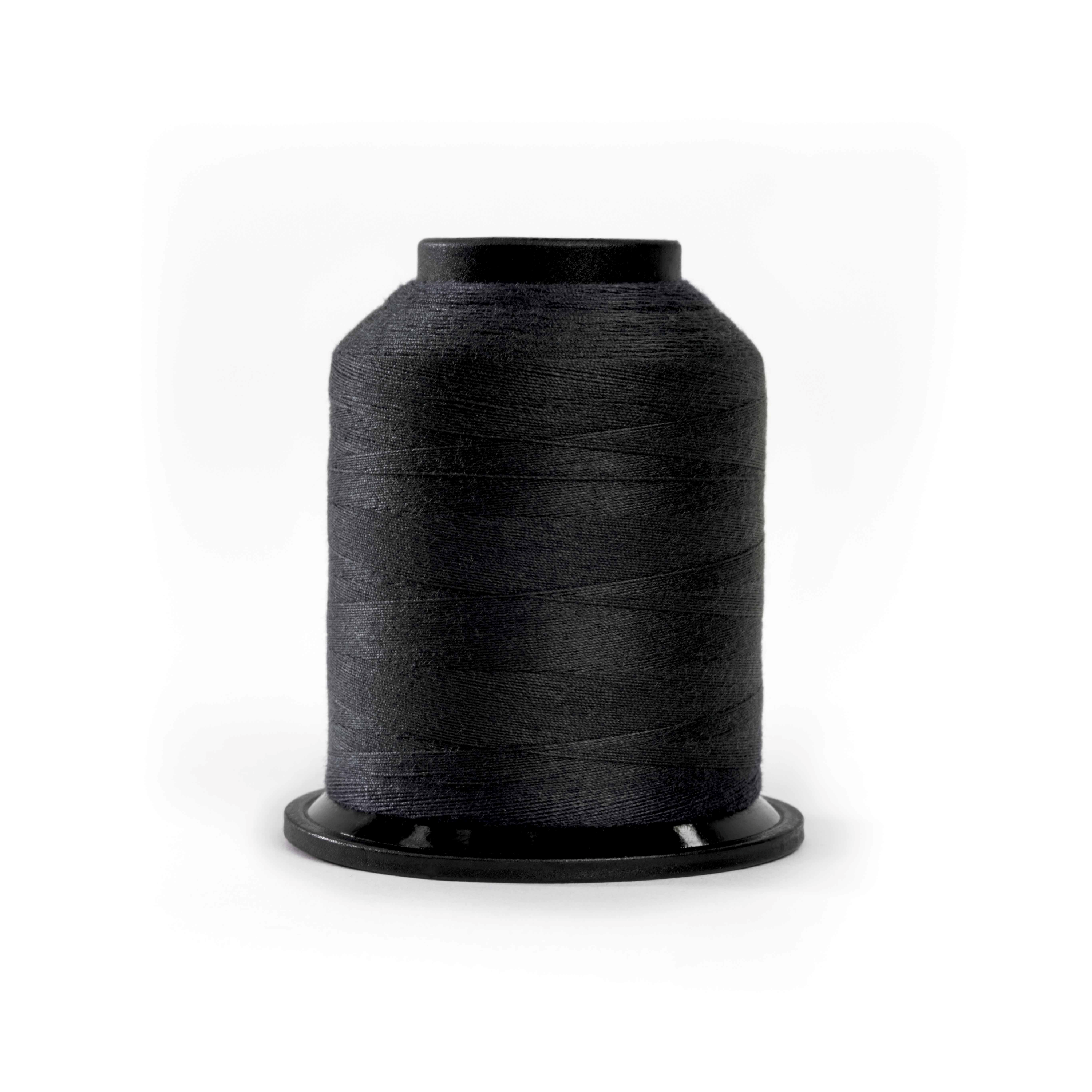 Grace Company Finesse Classic Quilting Thread Solid 1100yd Cone Obsidian 3295