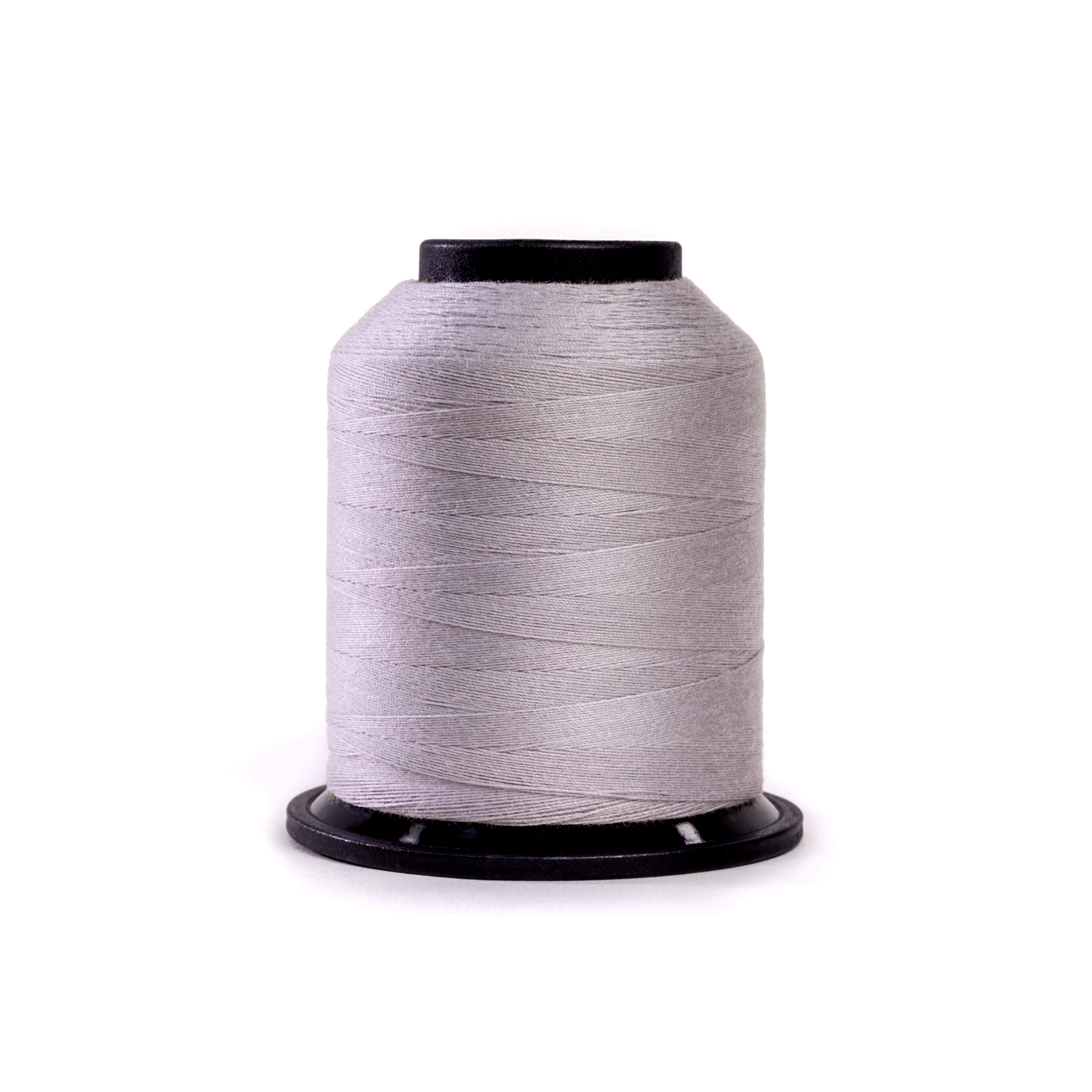 Grace Company Finesse Classic Quilting Thread Solid 1100yd Cone Silver 8579