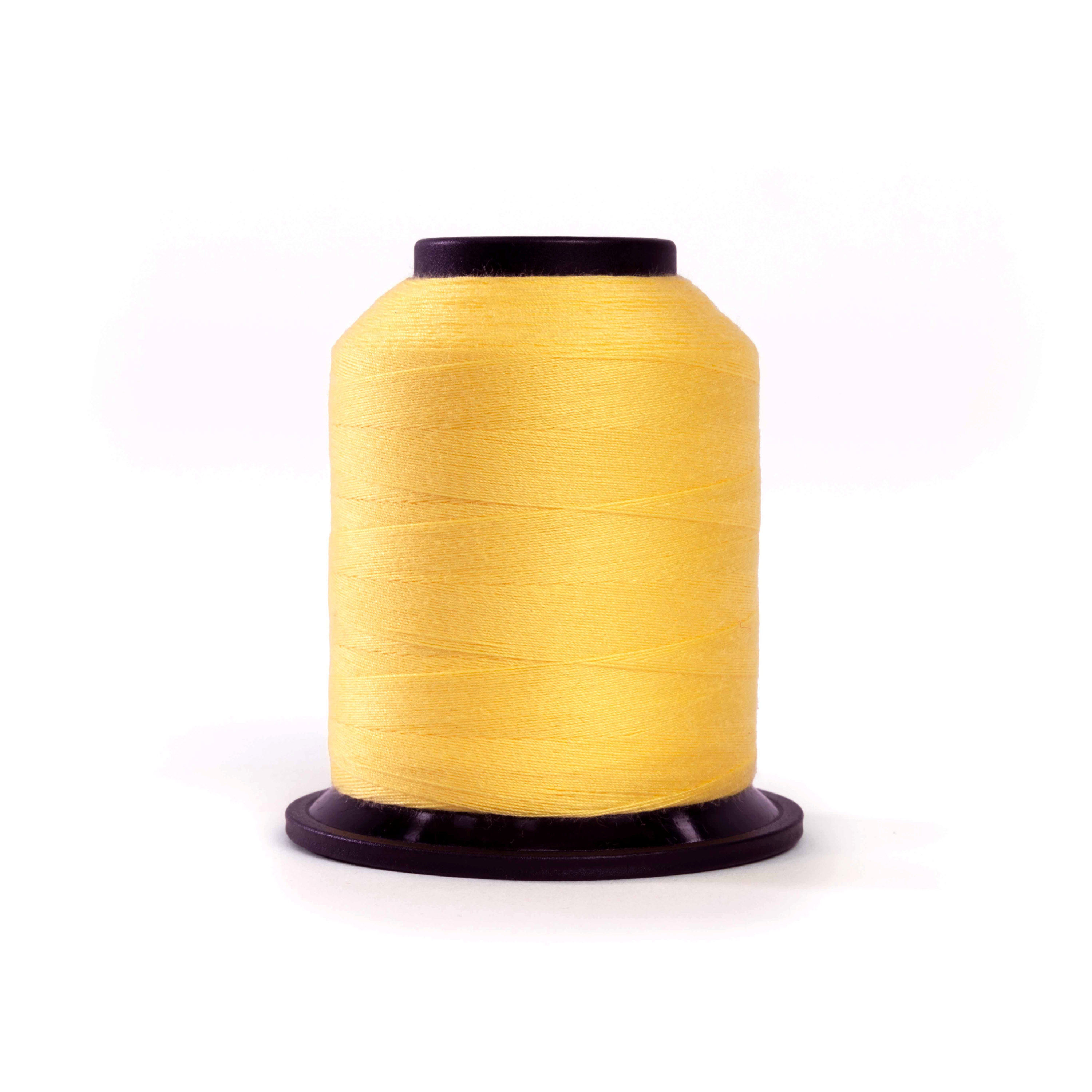 Grace Company Finesse Classic Quilting Thread Solid 1100yd Cone Yellow Sunbeam 8594