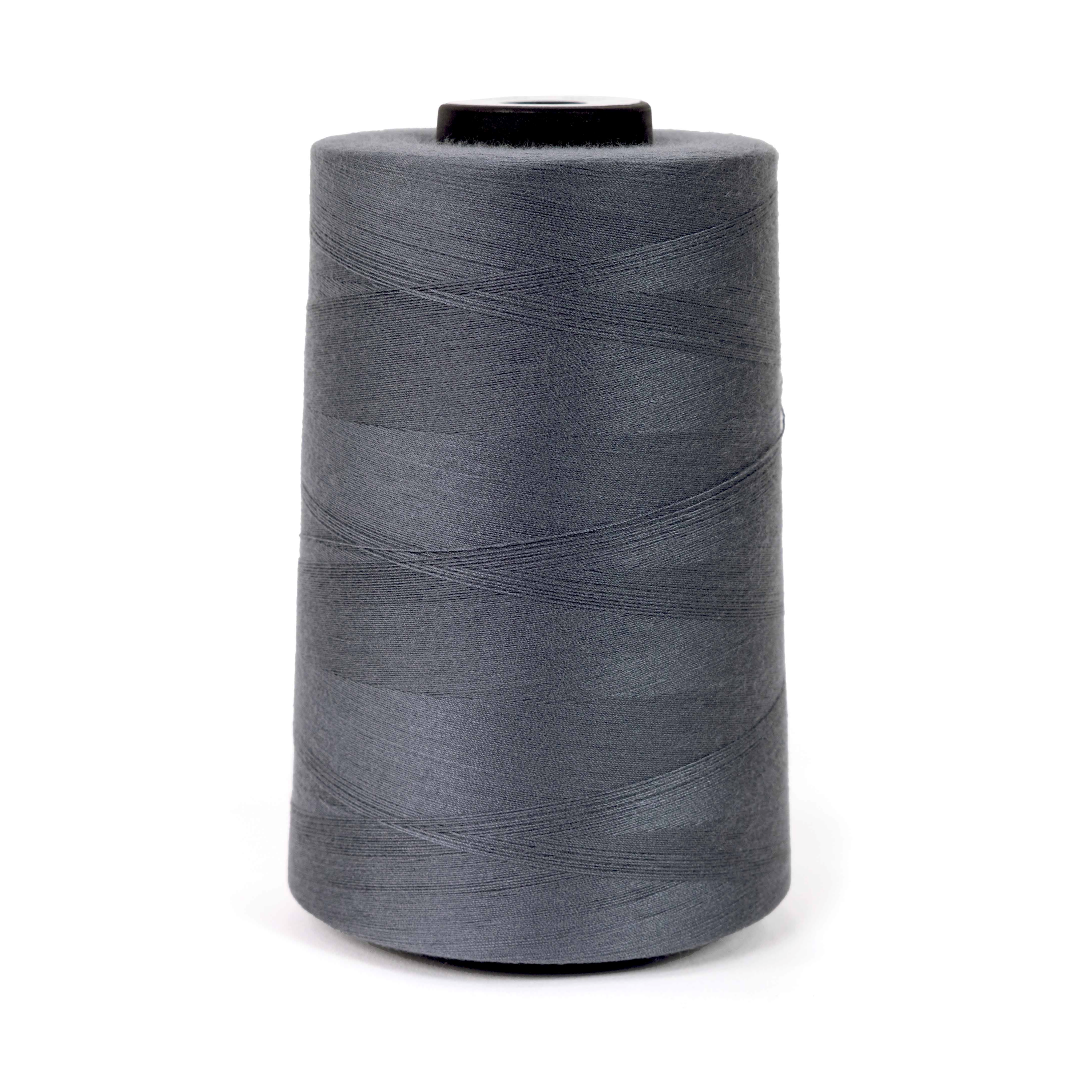 Grace Company Finesse Classic Quilting Thread Solid 5500yd Cone Charcoal 9030