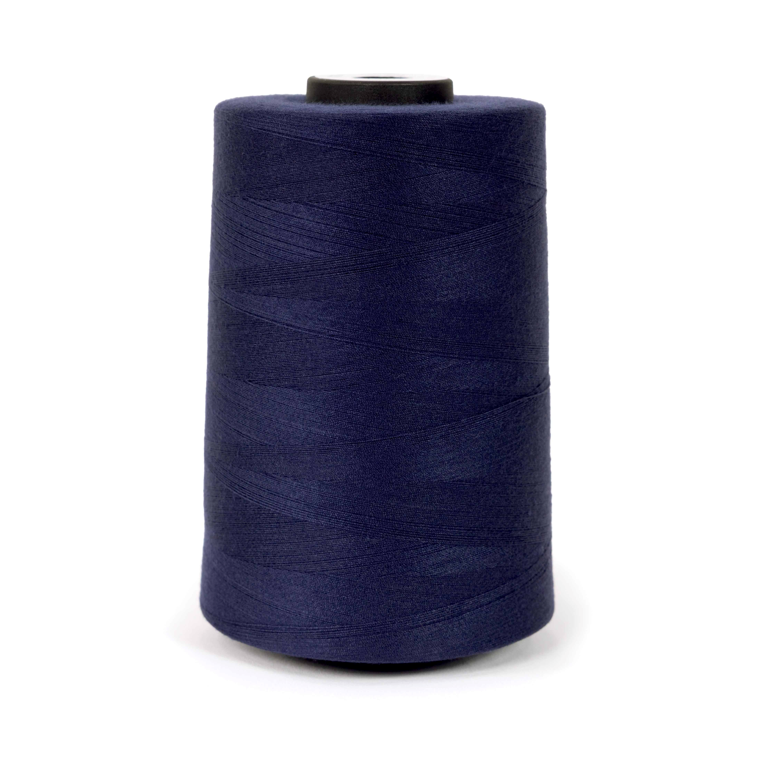 Grace Company Finesse Classic Quilting Thread Solid 5500yd Cone Midnight Blue 9031