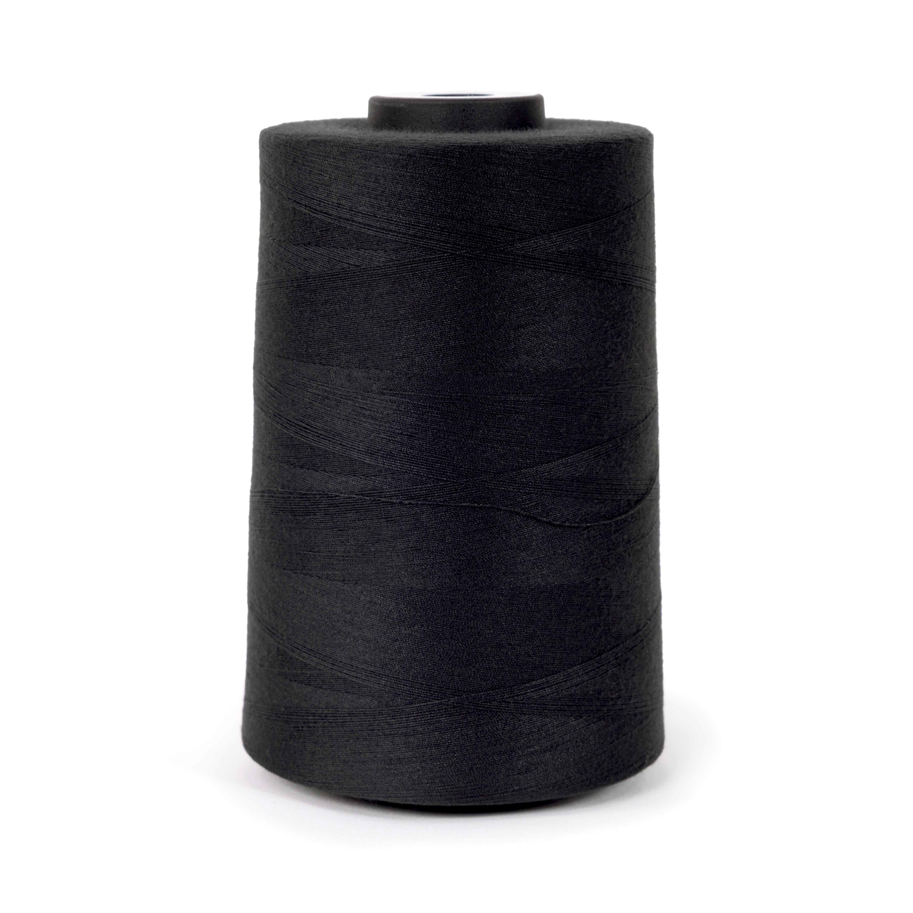 Grace Company Finesse Classic Quilting Thread Solid 5500yd Cone Obsidian 9032
