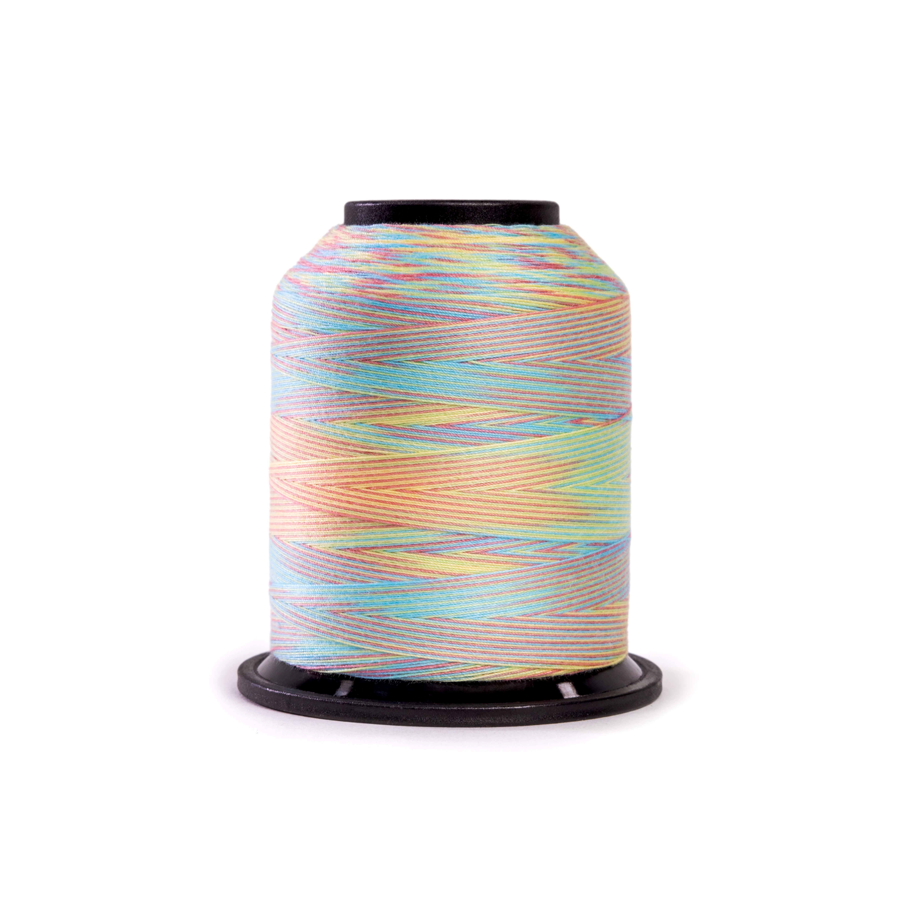 Grace Company Finesse Classic Quilting Thread Variegated 1100yd Cone Spring Fling 2980