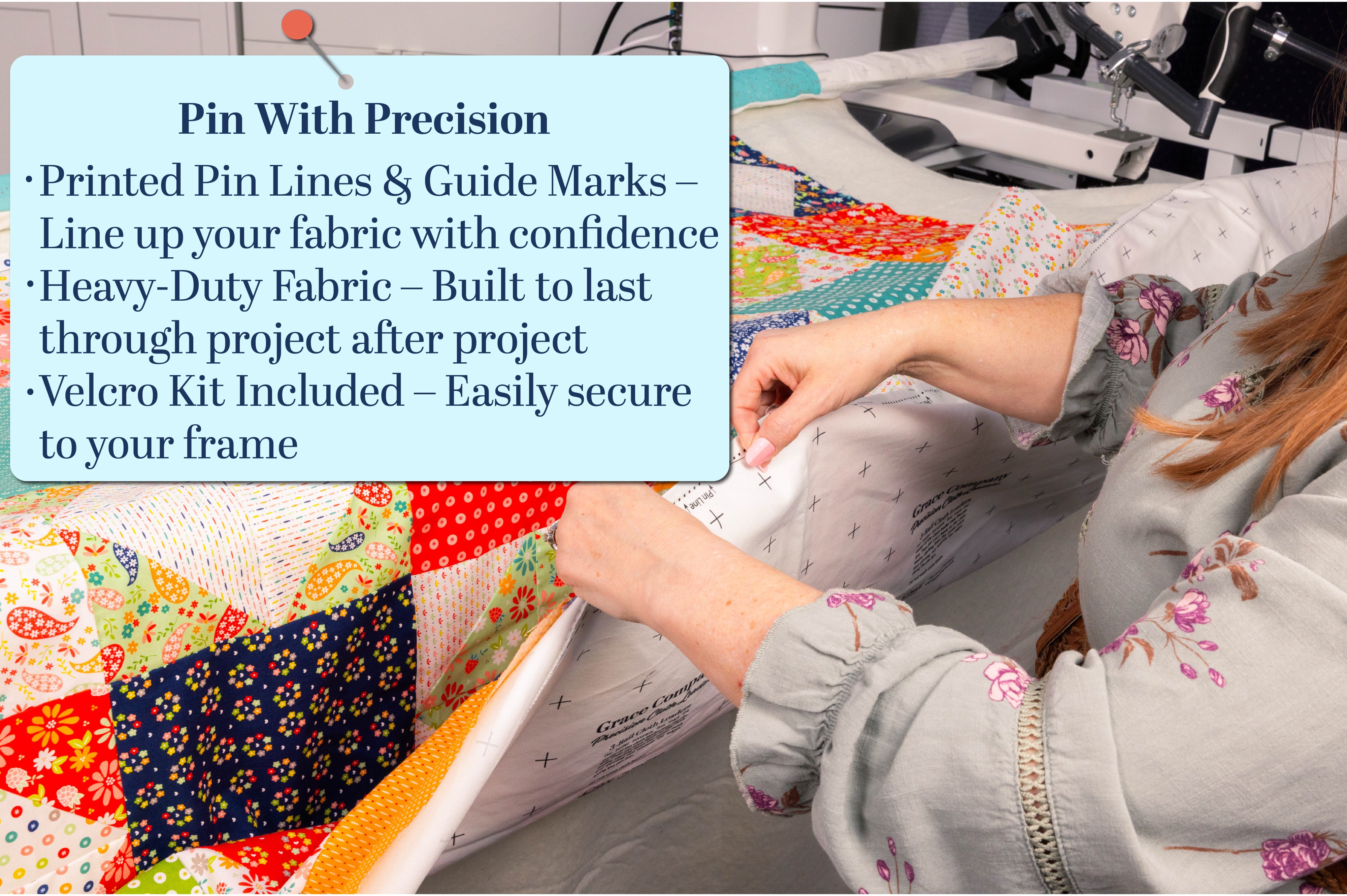Grace Company Precision Cloth Leaders Set Pin with Precision