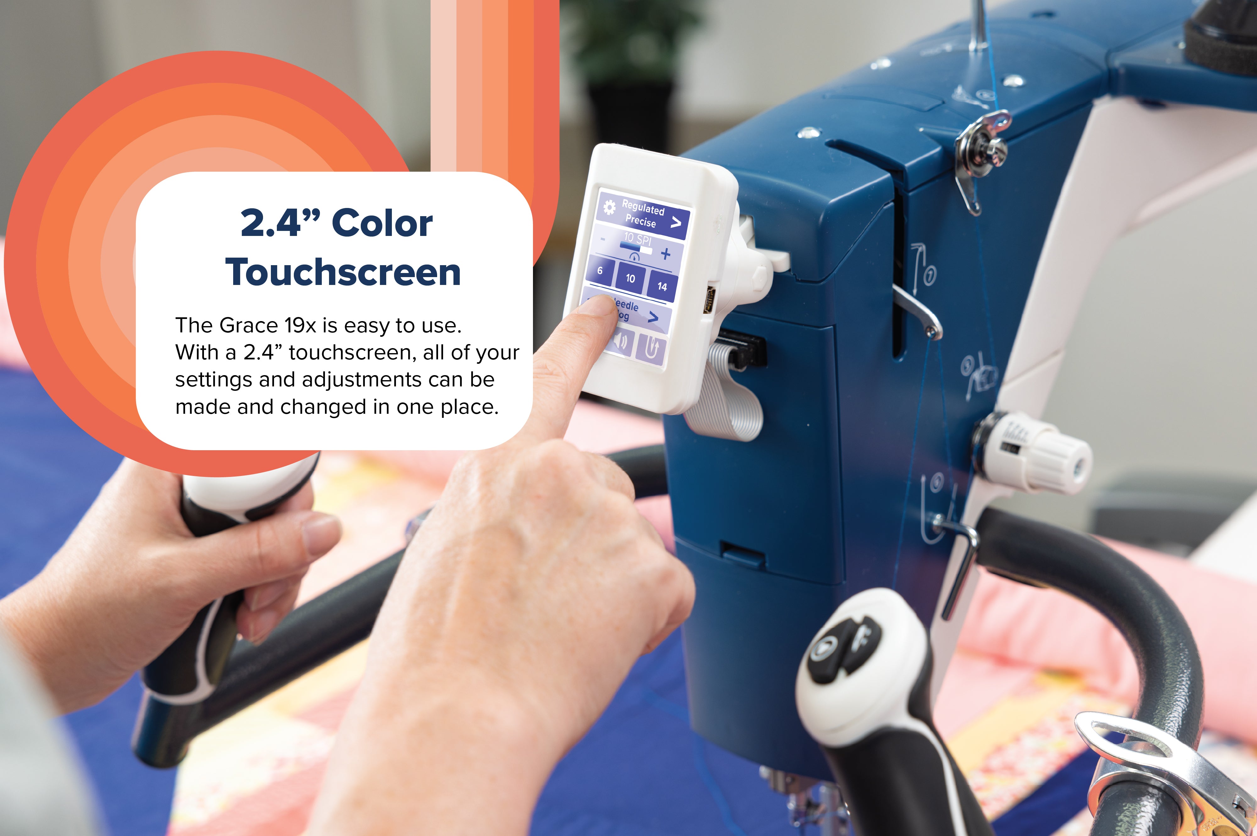 Grace Company Q'Nique 19X Longarm Quilting Machine